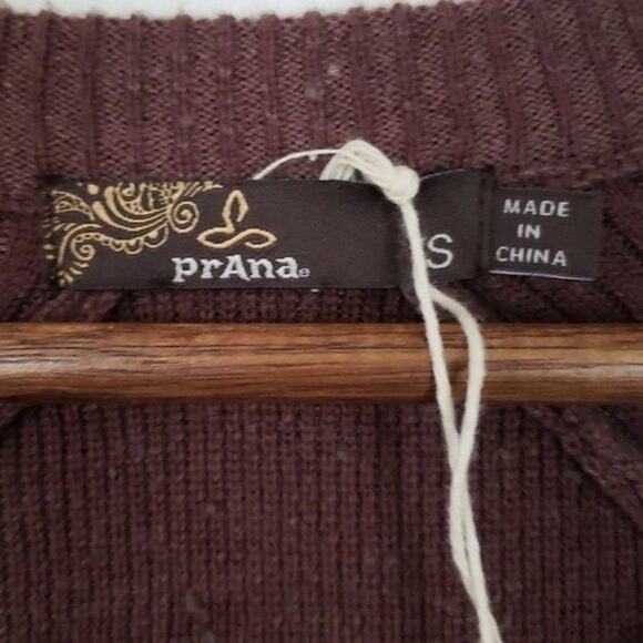 NEW prAna Women's AVALORE Organic Minimalist Cabincozy Boho Sweater Dress Small - Picture 8 of 14